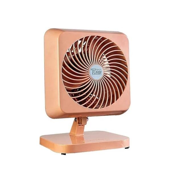 Ventilador Oscilante Em Mesa E Parede Delta Turbi Cm Rosa Nude