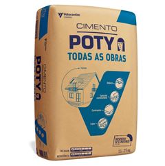 Cimento Poty(Todas As Obras)CPIV 25kg  Votorantim