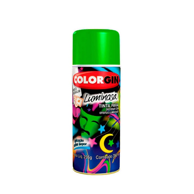 Tinta Spray Colorgi Luminoso Verde Ref.760 350ml