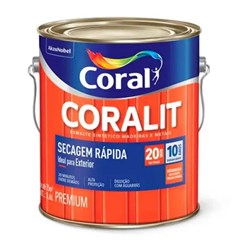 Tinta Esmalte Sintético Azul Mar 3,0l Brilhante Secagem Rápida Coralit