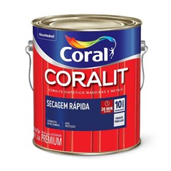 Tinta Esmalte Sintético Azul França 3,0l Brilhante Secagem Rápida Coralit