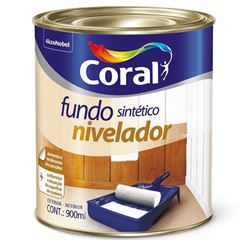 Fundo Nivelador Sintético Para Madeira Coralit Branco 900ml 5203063 Coral