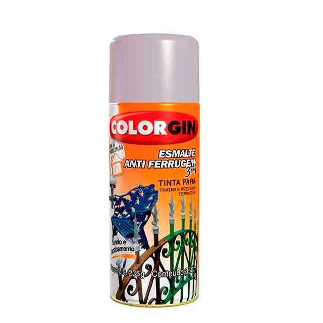 Tinta Spray Colorgin Esmalte Anti-Ferrugem Verde Colonial Ref.2036 350ml