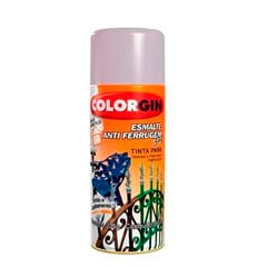 Tinta Spray Colorgin Esmalte Anti-Ferrugem Vermelho Ref.2035 350ml