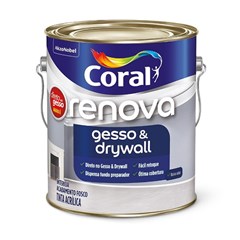Tinta Acrílica Renova Gesso E Drywall Coral Branco 5202490 3,6l