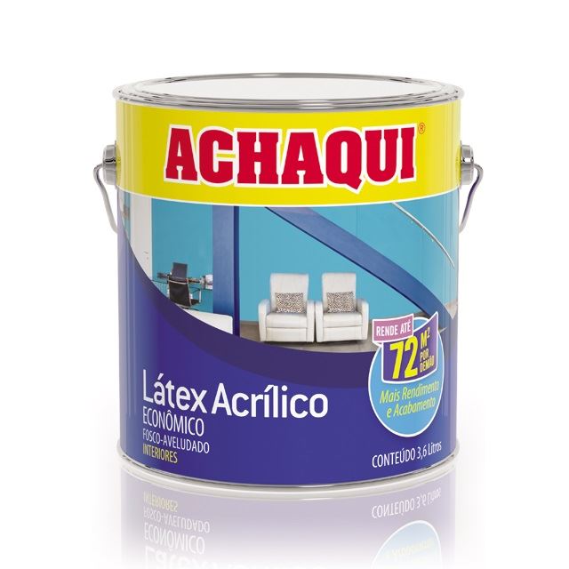 Tinta Látex Acrílico Hortelã 3,6l Econômico Achaqui
