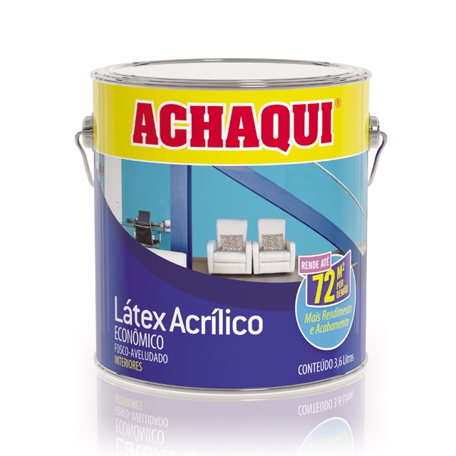 Tinta Látex Acrílico Verde Piscina 3,6l Econômico Achaqui