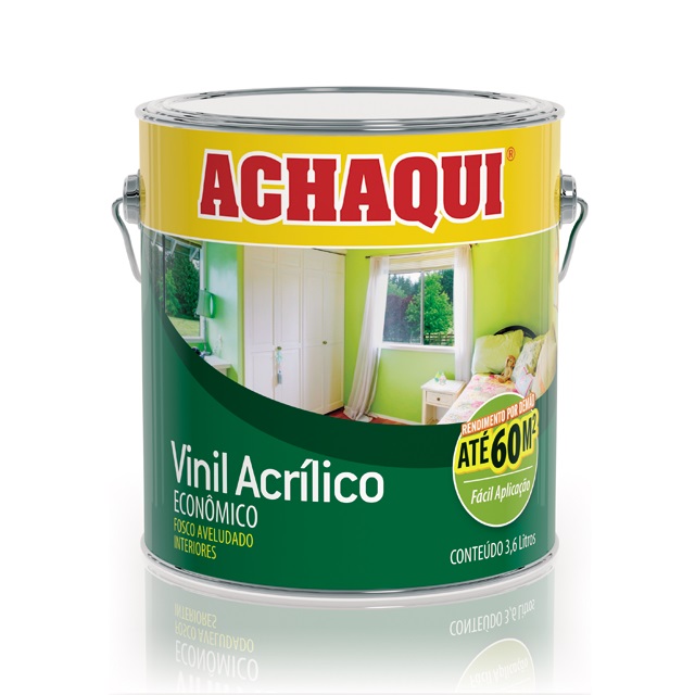 Tinta Látex Vinil Branco Gelo  3,6l Acrílico Achaqui