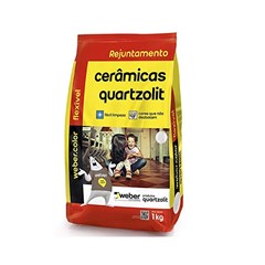 Rejunte Para Cerâmicas Flexível Cinza Platina (Claro) 1kg Quartzolit