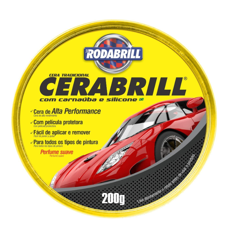 Cera Em Pasta Para Pinturas Cerabrill 200g Rodabrill