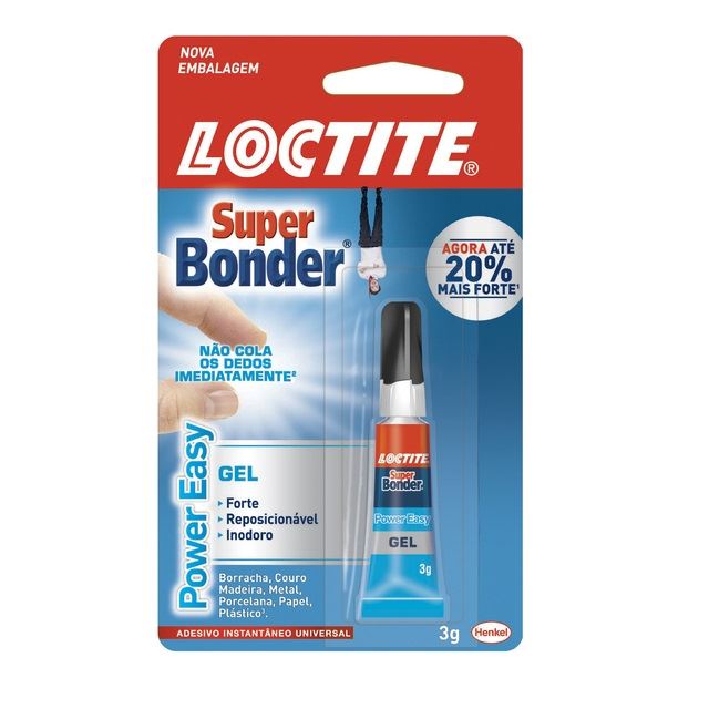 Cola Super Bonder Power Easy Gel 3g Loctite - Henkel