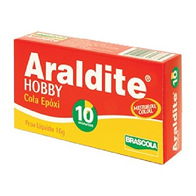 Cola Epóxi Araldite Hobby 10 Minutos 16g Tekbond