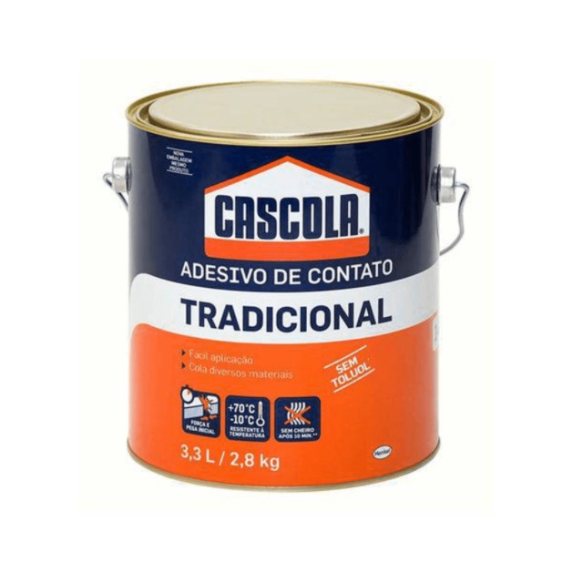 Adesivo Contato Tradicional Sem Toluol 3,3l/2,8kg Cascola - Henkel