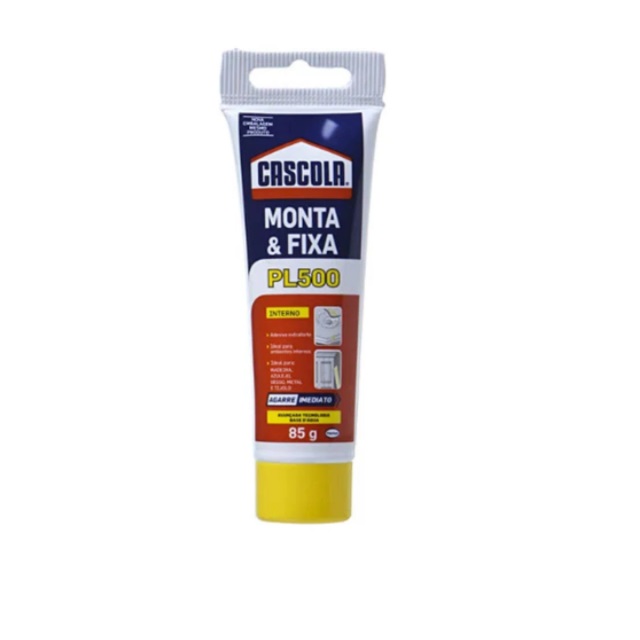 Adesivo Monta E Fixa Interior Pl500  85g Cascola - Henkel