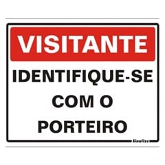 Placa Sinalizadora Em Poliestireno15x20cm 