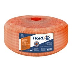 Eletroduto Corrugado Flexível Em Pvc Laranja 25mm (50 Metros) Tigre