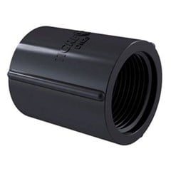 Luva Para Eletroduto Roscável Pvc Preto 2.1/2