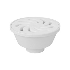 Ralo Sifonado Redondo 100x38x40mm Completo Branco 20501 Amanco