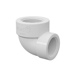 Joelho de Redução 90° Pvc Br Roscável 1x3/4