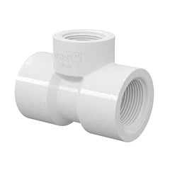 Tê de Redução Pvc Br Roscável 3/4x1/2
