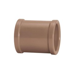 Luva Soldável Pvc Marrom 32mm Amanco