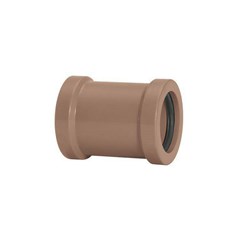Luva de Correr Soldável Pvc Marrom 50mm Amanco