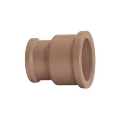 Luva de Redução Soldável Pvc Marrom 32x25mm Amanco