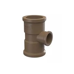 Te de Redução Soldável Pvc Marrom 25x20mm Tigre