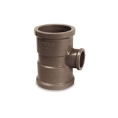 Te de Redução Soldável Pvc Marrom 75x50mm Tigre