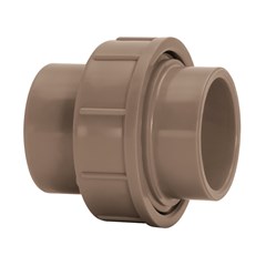 União Soldável Pvc Marrom 20mm Amanco