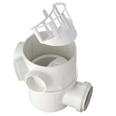 Corpo Caixa Sifonada Gira Fácil 100x140x50mm Pvc Br Esgoto Tigre