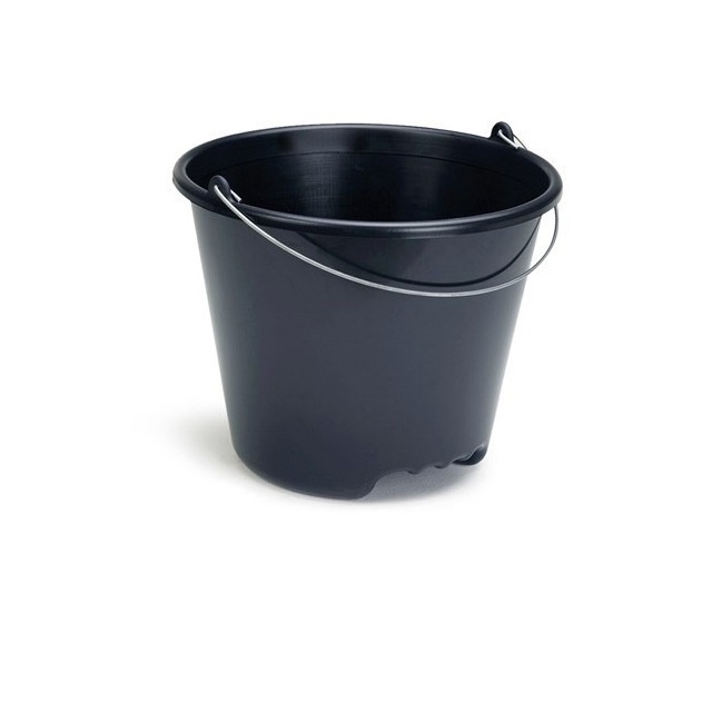 Balde Em Pvc Para Concreto 12l Preto Tsw-400 Terraplast