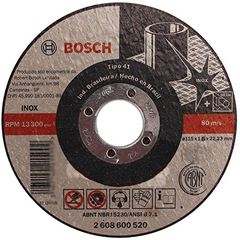 Disco de Corte Abrasivo Para Inox 115 X 1,6 X 22,23mm 2608602263 Bosch