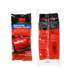 Esponja Dupla Ação Para Limpeza Automotiva (2 Faces) 140x90x40mm H0001316571 3m