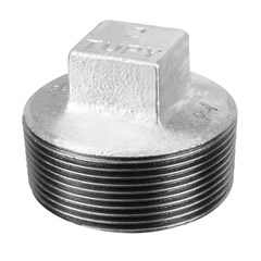 Bujão Galvanizado Rosca Bsp 4