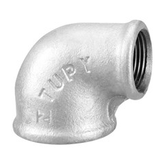 Joelho de Redução Galvanizado 90º Rosca Bsp 1.1/4x1