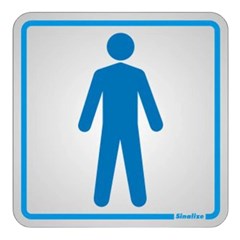 Placa Sinalizadora Em Alumunio 15x15cm 