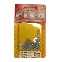 Parafuso Maquina Com Porca E Arruela 5/32x1 Com 06 Peças Br 1.3 Fixo