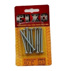 Parafuso Auto Atarraxante 4,8x50 Com 10 Peças Lj 1.2 Fixo