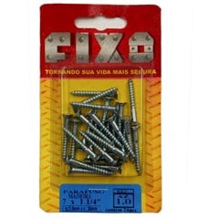 Parafuso Madeira 3,8x30 Com 24 Peças Az 1.0 Fixo