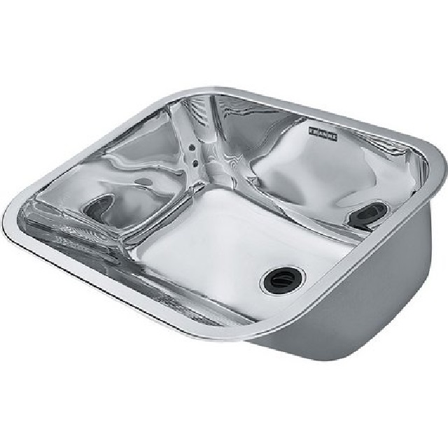 Tanque Inox304 Alto Brilho Monobloco Com Válvula 50x40x23cm 32l 12856 Franke