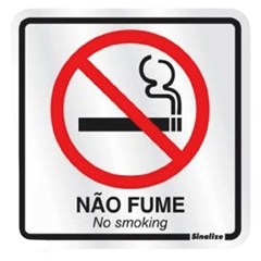 Placa Sinalizadora Em Alumunio 15x15cm 