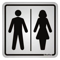 Placa Sinalizadora Em Alumunio 15x15cm 