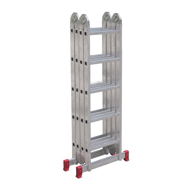Escada Articulada 13 Em 1 Em Alumínio 4x5 Degraus 1,39m A 5,23m 150kg Esc0294 Botafogo
