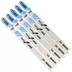 Lâmina de Serra Tico-Tico Encaixe Unificado Metal Corte Reto 68mm Com 5 Unidades T118b 2608668146 Bosch
