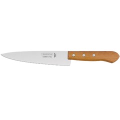 Faca Para Cozinha Carbon Aço Carbono Cabo Madeira 7
