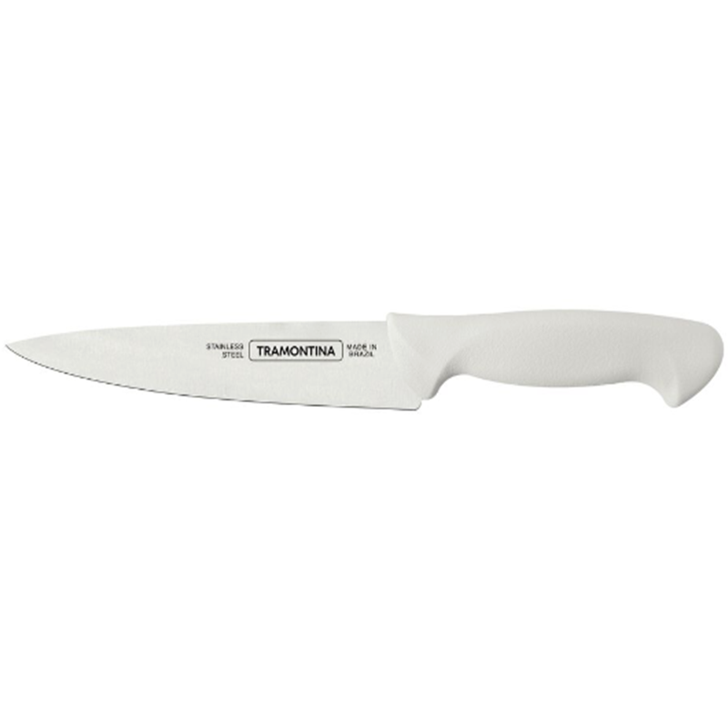 Faca Para Carne Utility Premium Aço Inox Cabo Polipropileno Branco 8