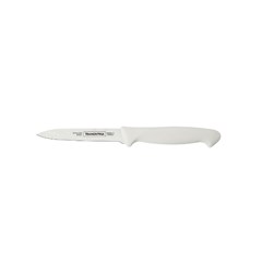 Faca Para Frutas E Legumes Premium Aço Inox Cabo Polipropileno Branco 4