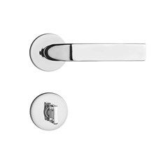 Fechadura 962-80b Copa Banheiro Maçaneta Reta Roseta Redonda Zamac Cromado 54019107 Pado