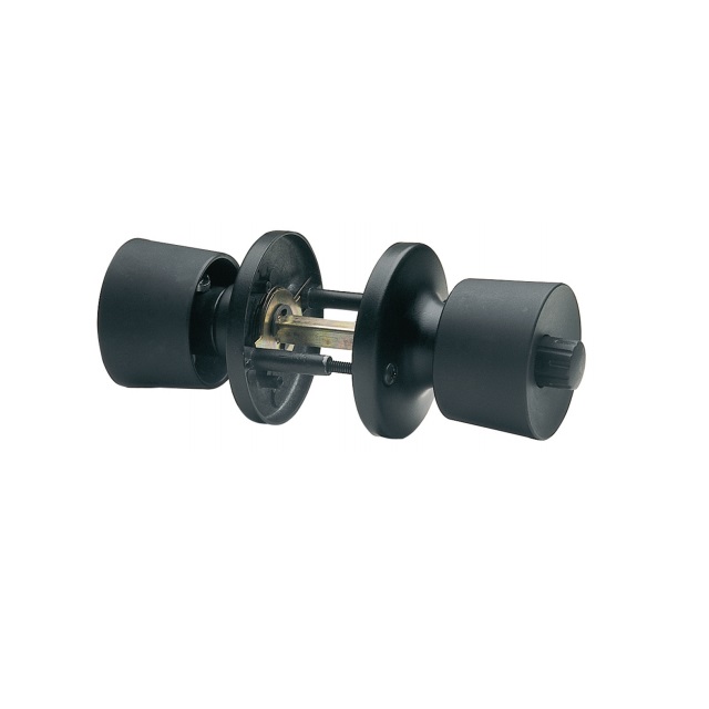 Fechadura Para Divisória 90mm Cilindrica Tubular 41410n Preta Lockwell